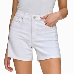 Calvin Klein - White Modern Casual Jean Shorts